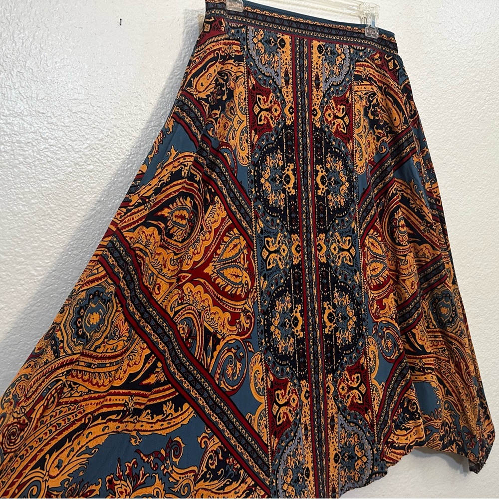 Nurture |  Boho Midi Skirt, Size Medium